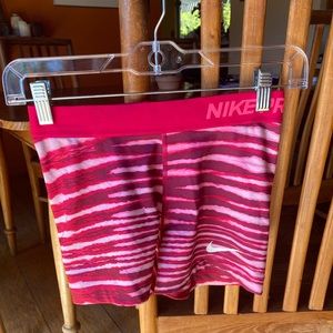 Pink Striped Nike Pros